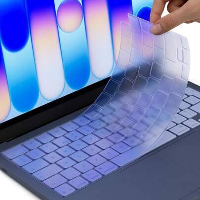 Färgat TPU-tangentbordsskydd för MacBook Neo 13 tum A18 Pro A3404, 512GB/256GB Bush Pink Citrus Indigo US/EU