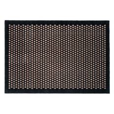 Tica Copenhagen Dot Dørmåtte / Beige 130x90 Cm - Mønstrede tæpper Vinyl Sort - 00714