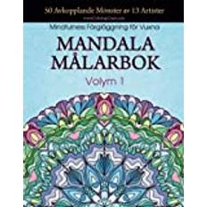 Mandala Målarbok: 50 Avkopplande Mönster av 13 Artister, Mindfulness Färgläggning för Vuxna, Volym 1