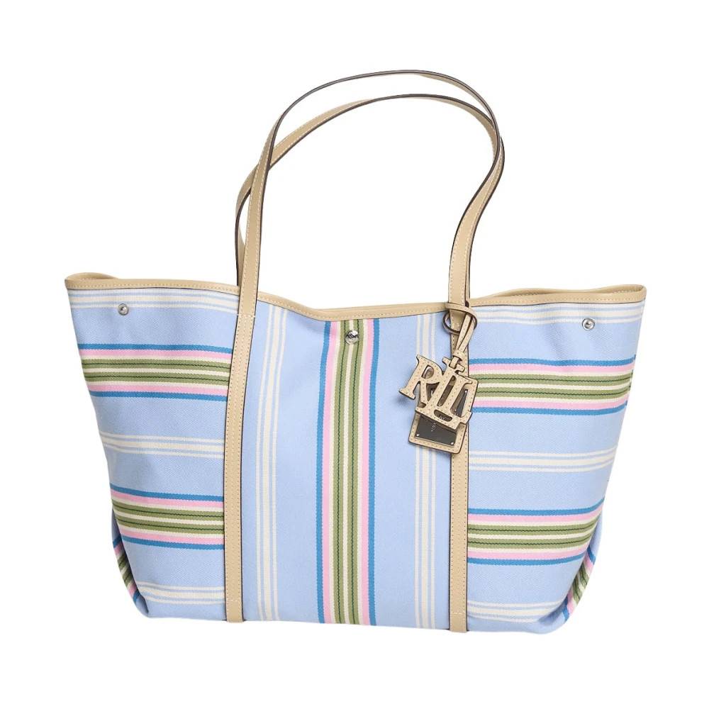 Ralph Lauren, Tasker , Dame, Flerfarvet, ONE SIZE, Læder, Fantasy Print Tote Bag