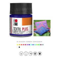 Textilfarbe Marabu, Textil Plus, für dunkle Stoffe, 50 ml