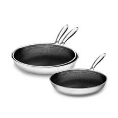 Onyx Cookware Stegepandesæt i 3-dele - hybrid non-stick onyx cookware stegepander