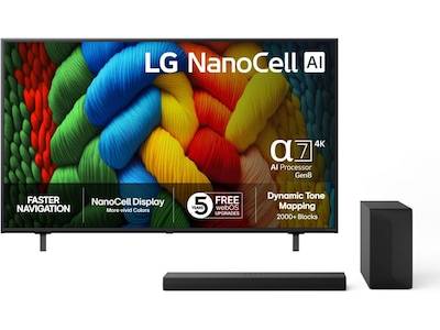 LG 55" NANO80 AI 4K NanoCell Smart TV (2025)