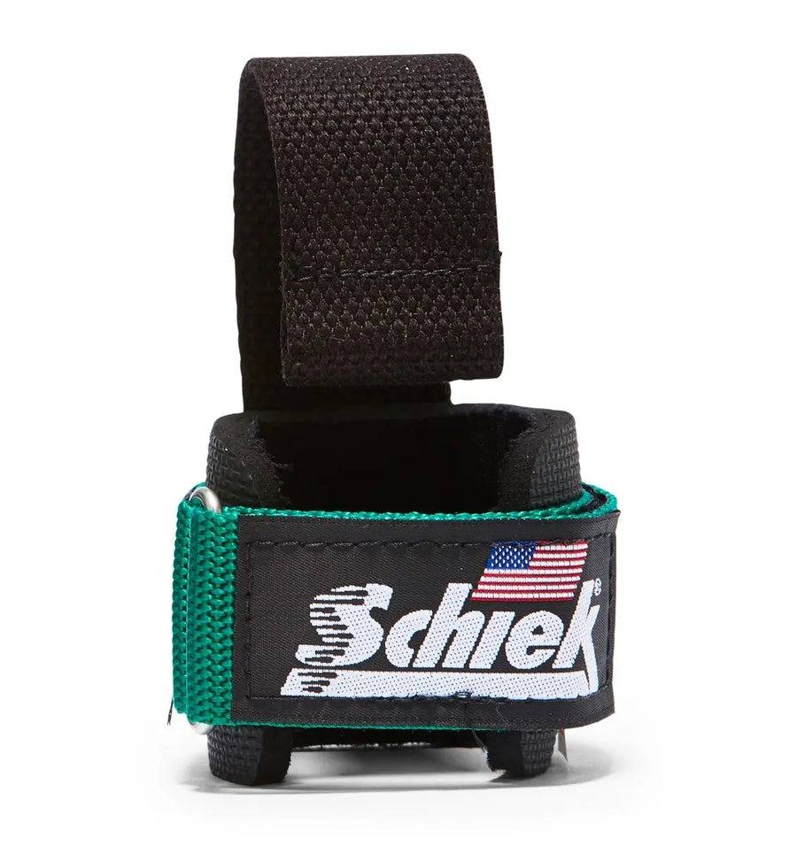 Power Lifting Straps + Dowel, Green