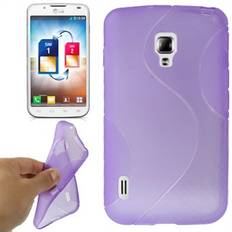 S-Line silikonskydd LG Optimus L7 2 Dual (lila)