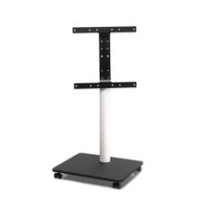 Bülow BS15 Stand TV møbel u. kant - Sort m. hvidt rør