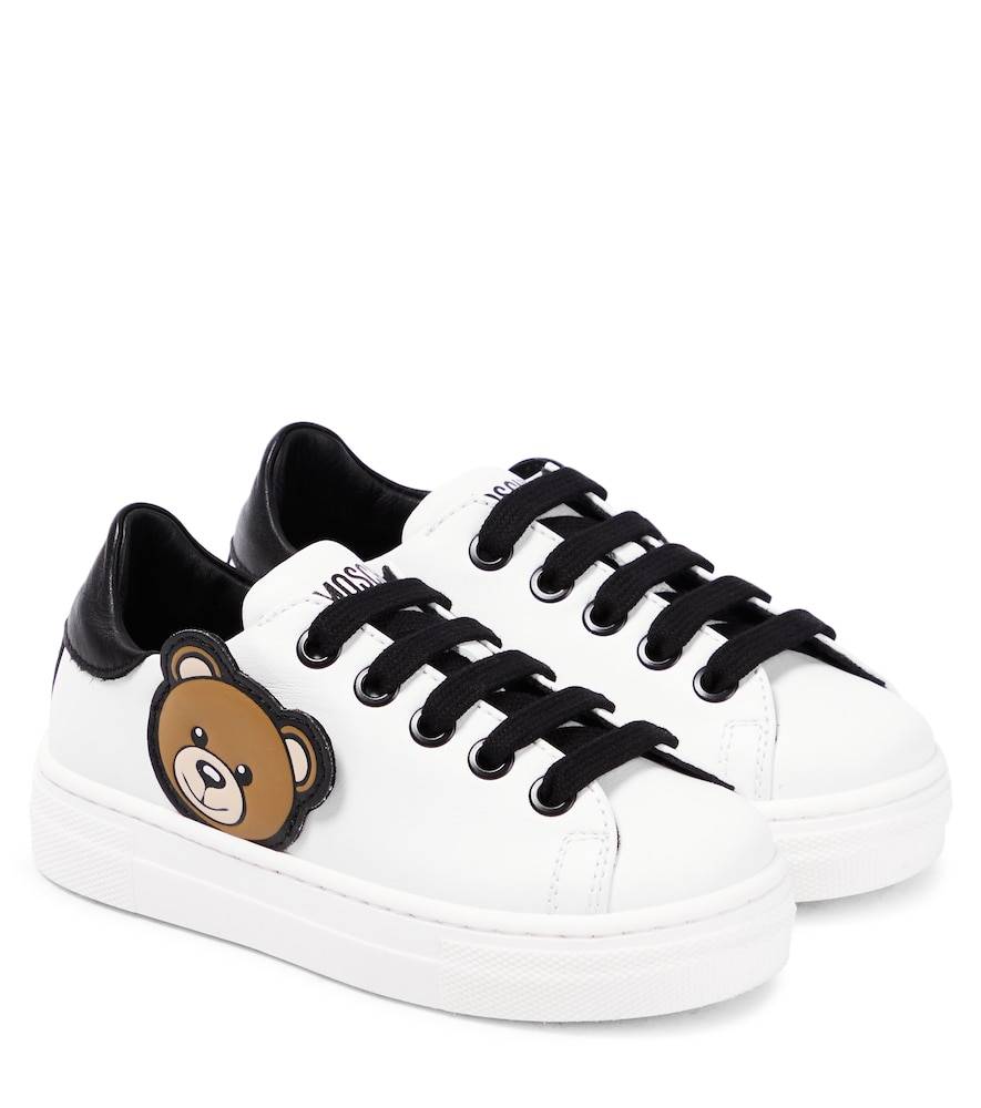 Moschino Kids Leather sneakers