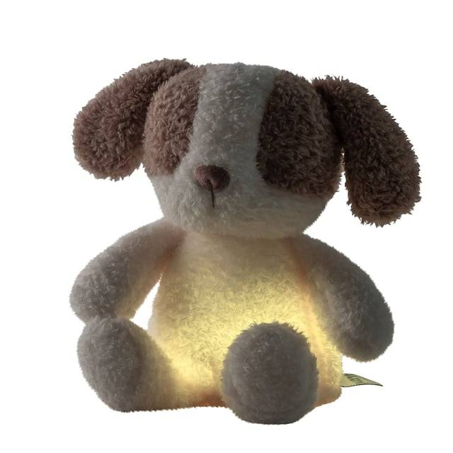 Nattou Sleepy Teddy Nattlampa Mini Hund Vanilla
