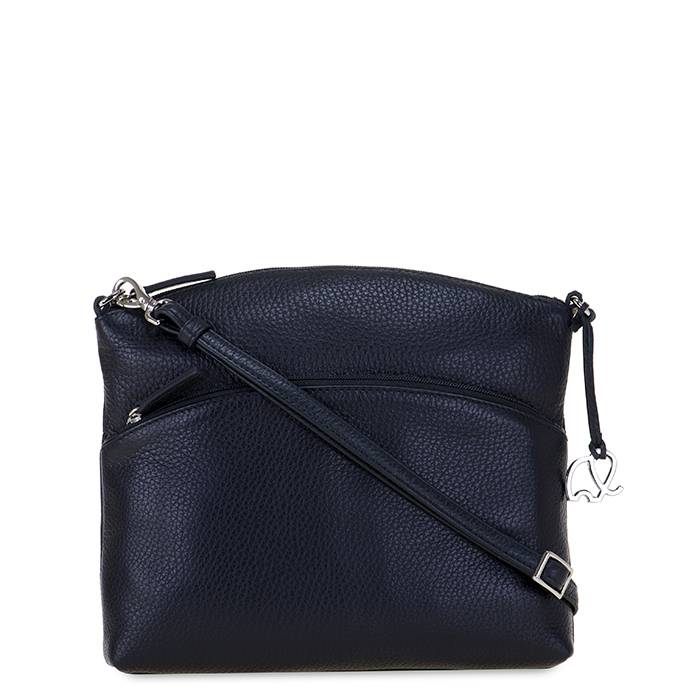 Cremona Rounded Cross Body Black