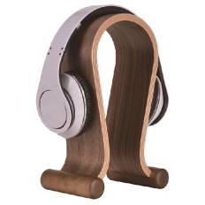 Samdi Wooden Headphone Stand - Sort valnød