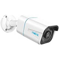 Reolink 4K Smart PoE Säkerhetskamera med Människo-/Fordonsdetektering, IP67 Vädertålig CCTV Bullet IP Utomhuskamera med Smarta Rörelsevarningar, Ljudinspelning, Micro SD-kortplats, Time Lapse RLC-810A
