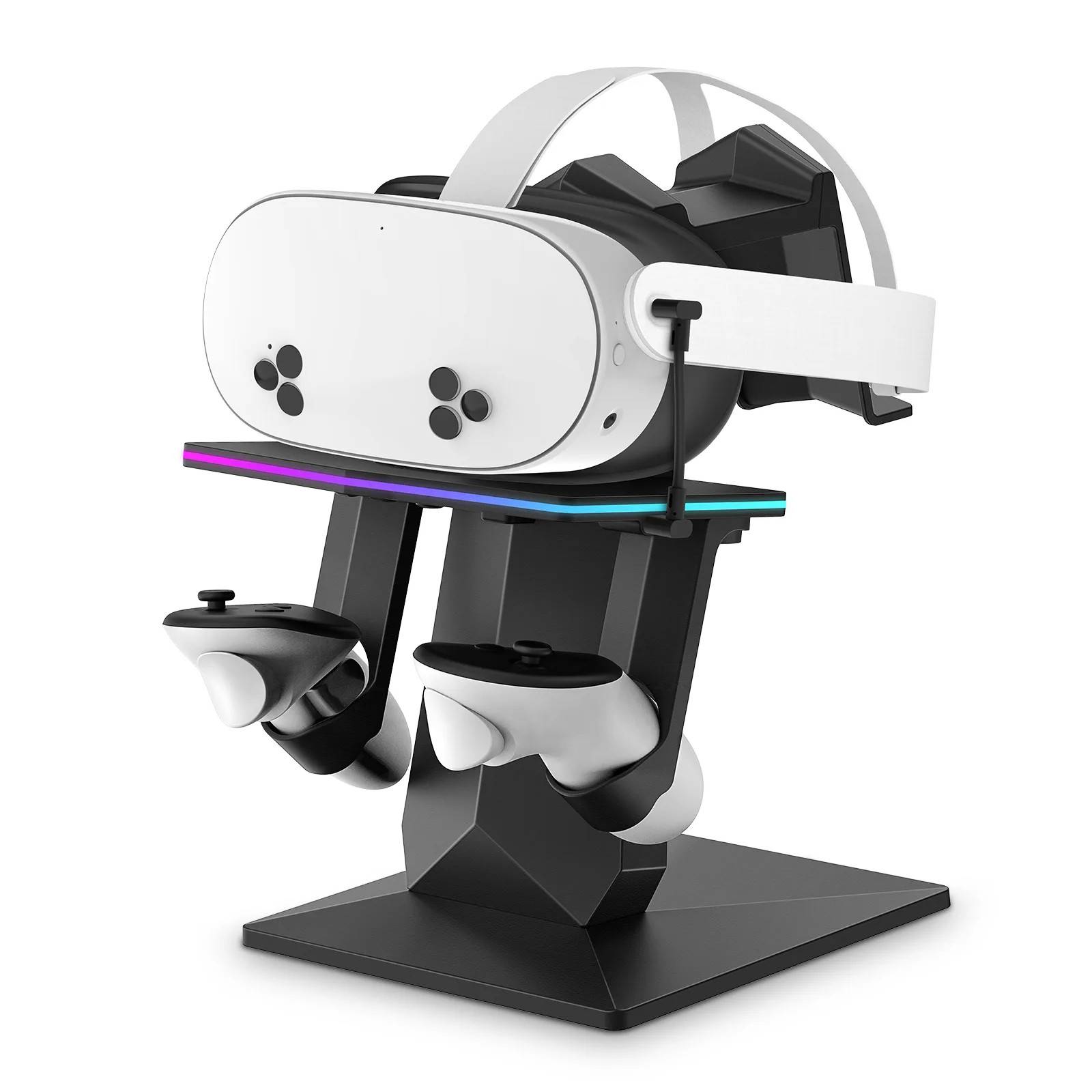 Opladningsstander med RGB - Meta Quest 3S/3/2/Pro