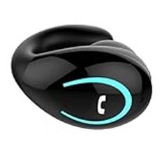 Huudngeje Trådlösa individuella hörlurar touchkontroll öronklämma Bluetooth-hörlurar fungerar på smarta telefoner svart
