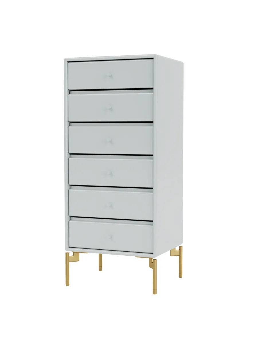 1362 Skuffemodul inkl. ben fra Montana Oyster / Messing - Jacobsen Plus