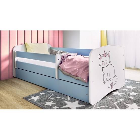 Kocot Kids Barnsäng - Babydreams Blå - Katt 160x80 Cm