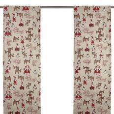God Jul Beige Panelgardin