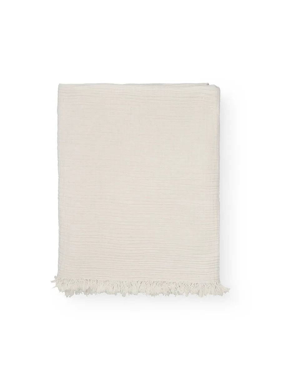 Cotton throw, Pure Ecru fra Aiayu - Jacobsen Plus