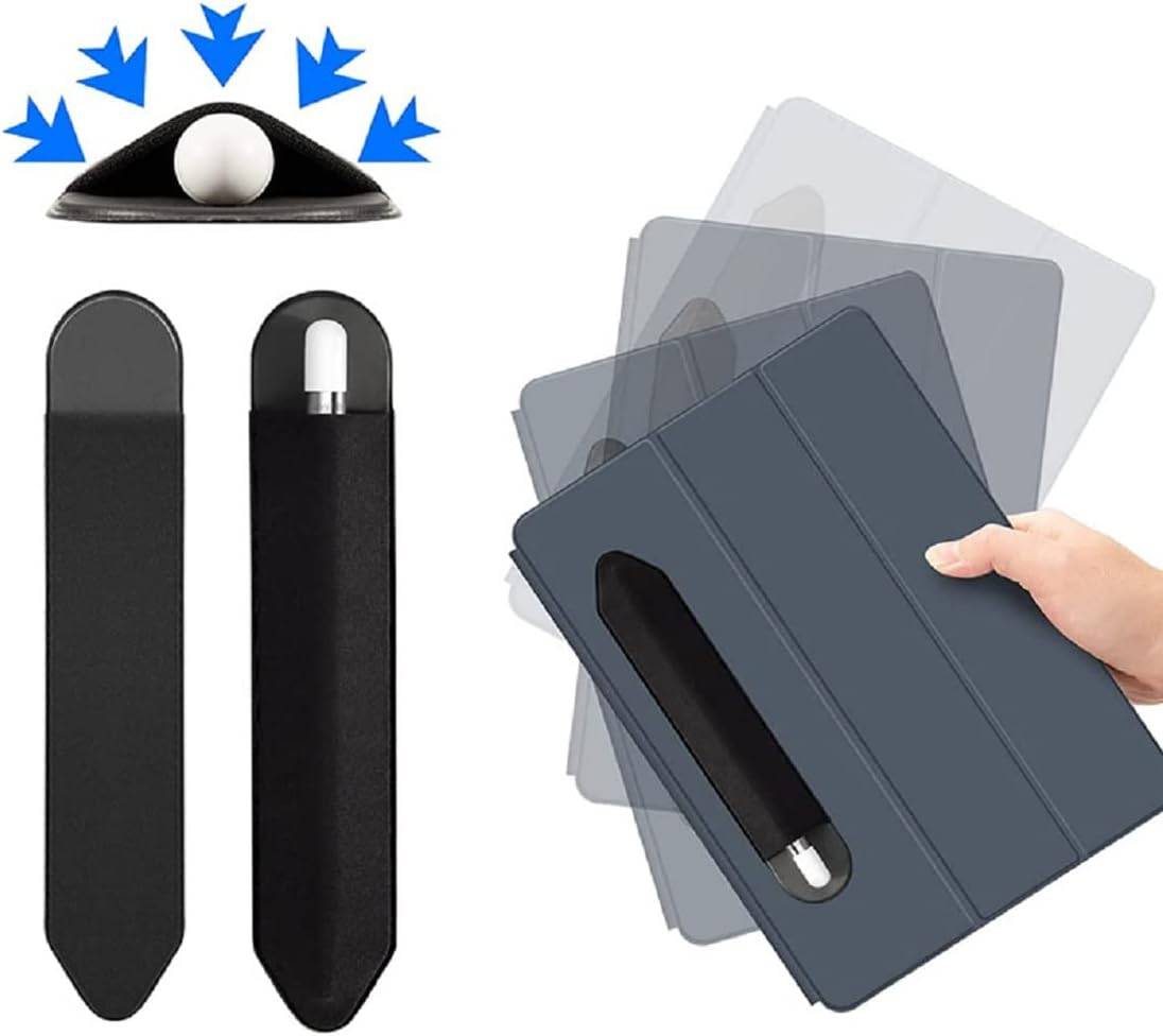 Adhesive Stylus Pen Holder Sleeve for Apple IPad IPencil 1 2 Pencil Pocket Case Anti-Lost Pouch Bag Tablet Pens Protective Cover