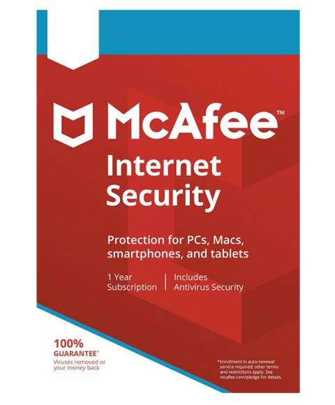 McAfee Internet Security - 3 enheder / 2 år