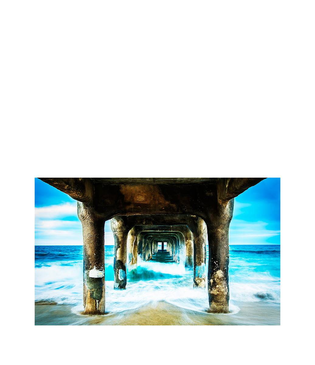 Artwood tavla dreamy pier sunset, plexiglas