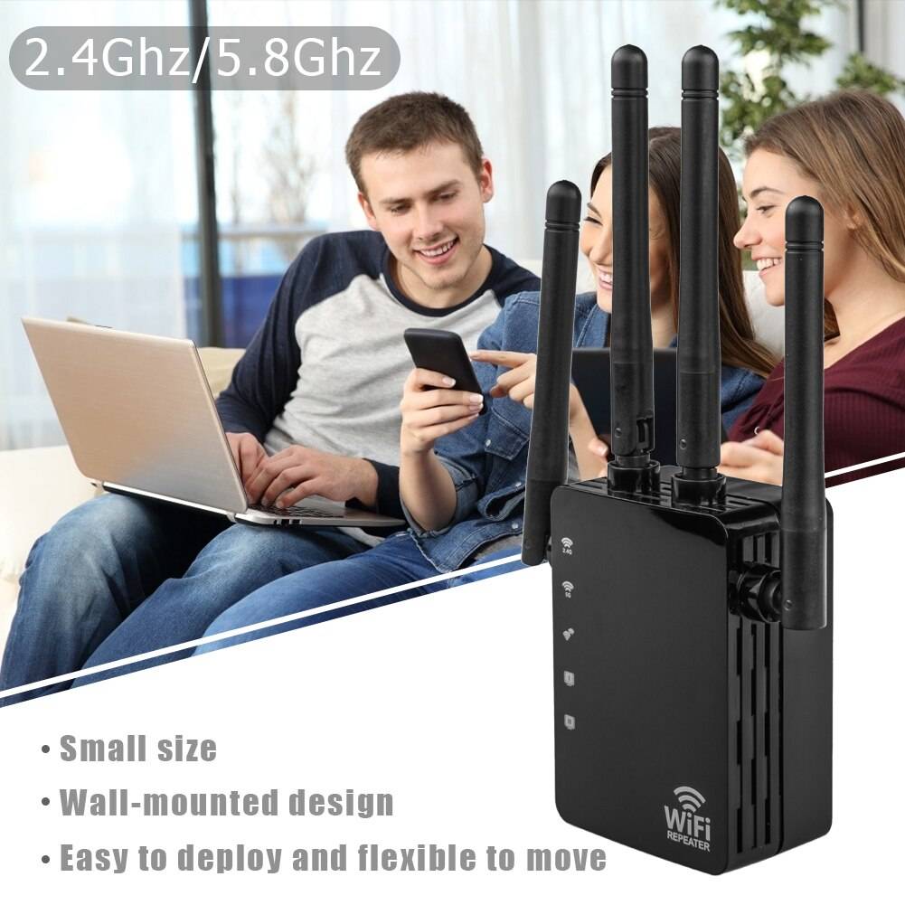 WiFi Repeater Dual Band 1200M - A