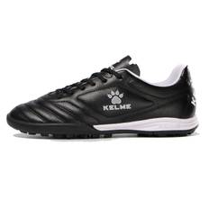 Kelme Kids Soccer Breathable Boys Shoes, Spikes, Teenagers, Students, & Girls, Trainers, Black, 23.5cm svart