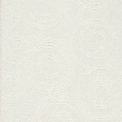 Dug-stof jacquard m/cirkler, off-white