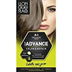 Llongueras Color Advance Kvinnors Hårfärg Permanent Färg Intensiv Färg Upp Till 5 Veckor, Ton 6.1 Mörk Askblond