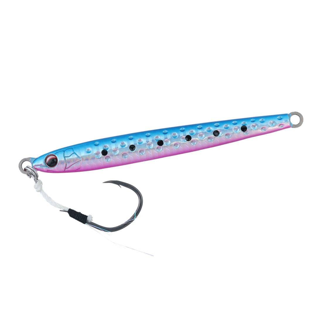 Daiwa Shore Spartan Darting Blue Pink Sardine Lure Jig, 90g,
