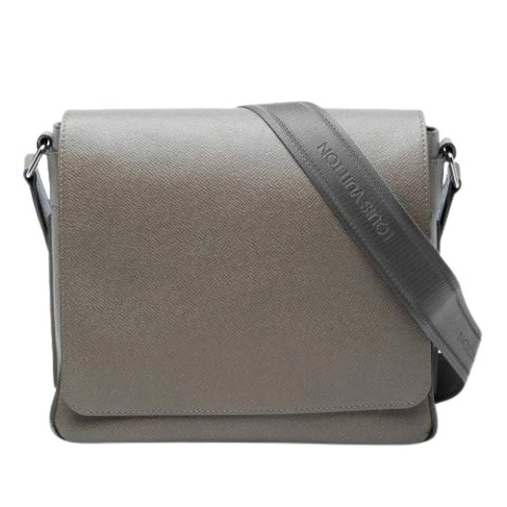 Louis Vuitton Vintage Pre-owned Roman PM Skuldertaske - Vintage - Herre - Grå - ONE SIZE - Uld