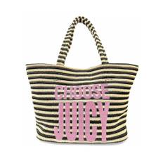 Juicy Couture, Taske, Dame, Flerfarvet, ONE SIZE, Bomuld, Strå Stor Shoppingtaske