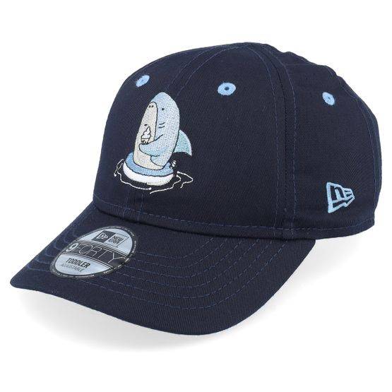 New Era - Blå adjustable Keps - Kids Toddler Character 9FORTY Navy/Sky Adjustable @ Hatstore