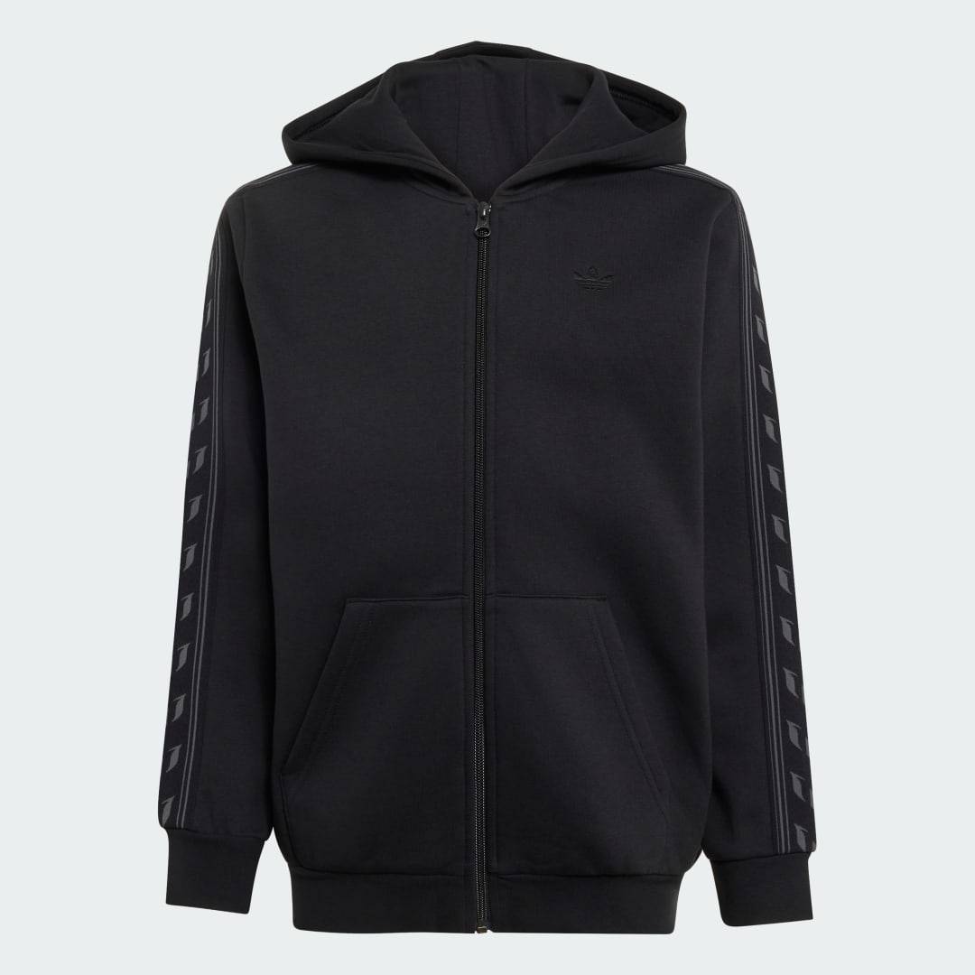 Messi Originals Full Zip Huvtröja för barn - Black - 128