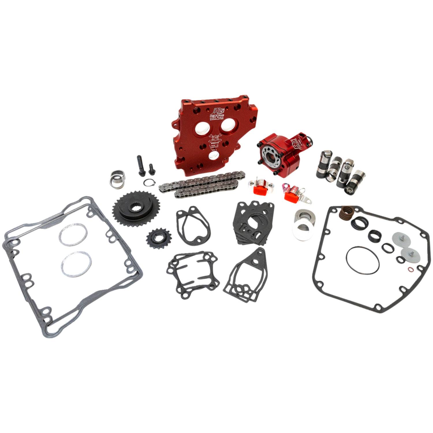 Vevaxel feuling oil pump corp. - Harley davidson fxds-Con 1340 dyna super glide convertible 1999 motordelar tensioner conversion kit race series fxds