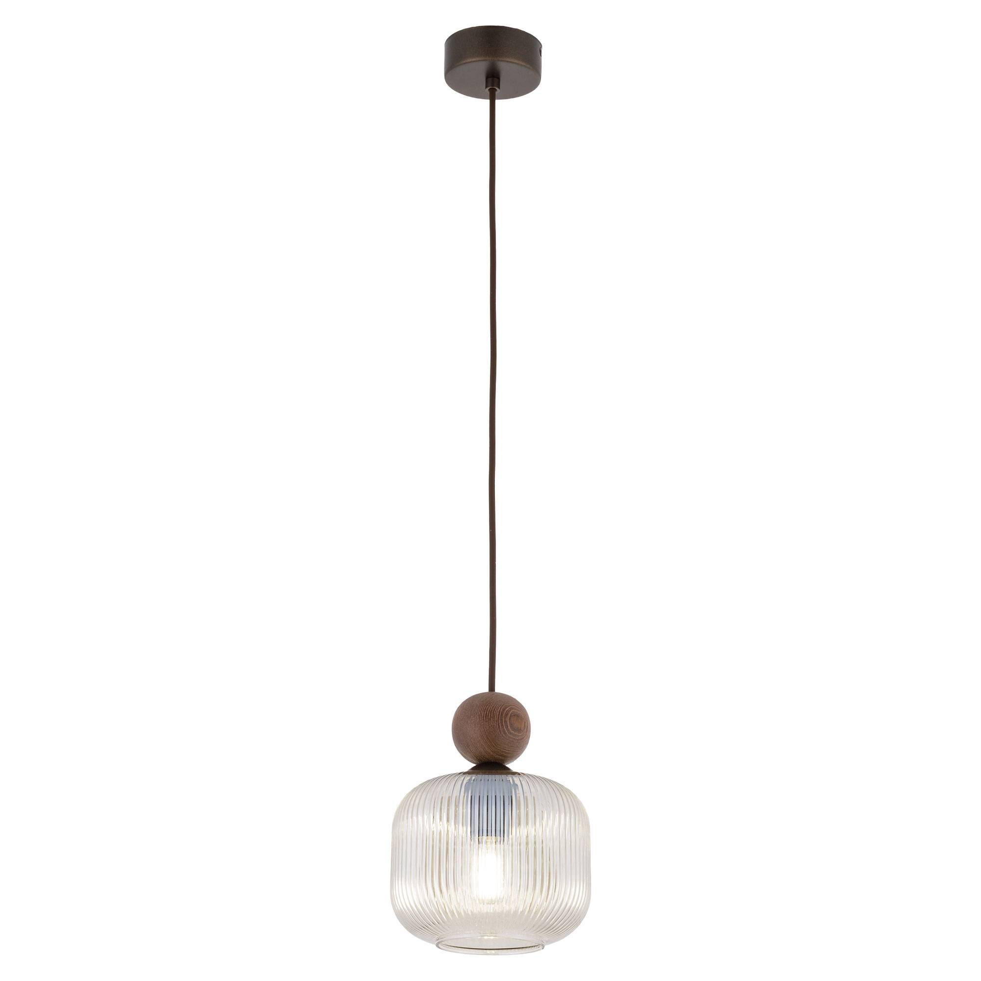 Hängande Lampa Uno Elaya Brun Matt