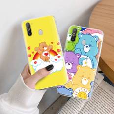 Care Bears TPU-fodral för iPhone XR 7 8 14 15 11 12 13 X XS Pro Max Xiaomi Redmi 13C Note 9 Samsung A22 S23 S24 Ultra Plus VIVO Samsung A14