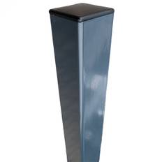 Stålstolper 60×60 mm – Antracit, 300cm