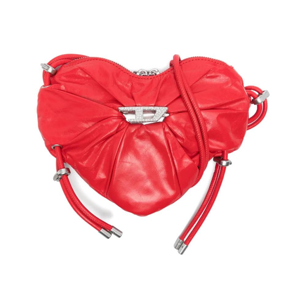 Diesel Shoulder Bag - Tasker - Dame - Rød - ONE SIZE - Uld