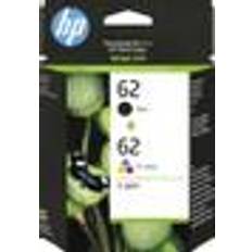 HP INK CARTRIDGE NO 62 B/C/M/Y COMBO 2-PACK BLISTER SUPL