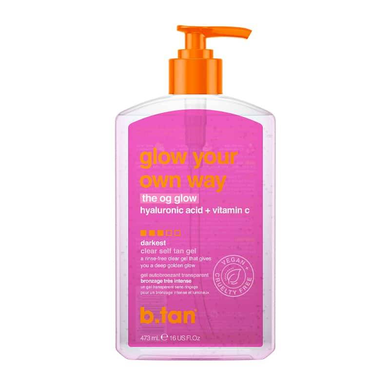 Glow Your Own Way Clear Self Tan Gel – b.tan