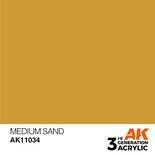 AK Interactive 3rd Gen: Medium Sand (17ml) AK11034