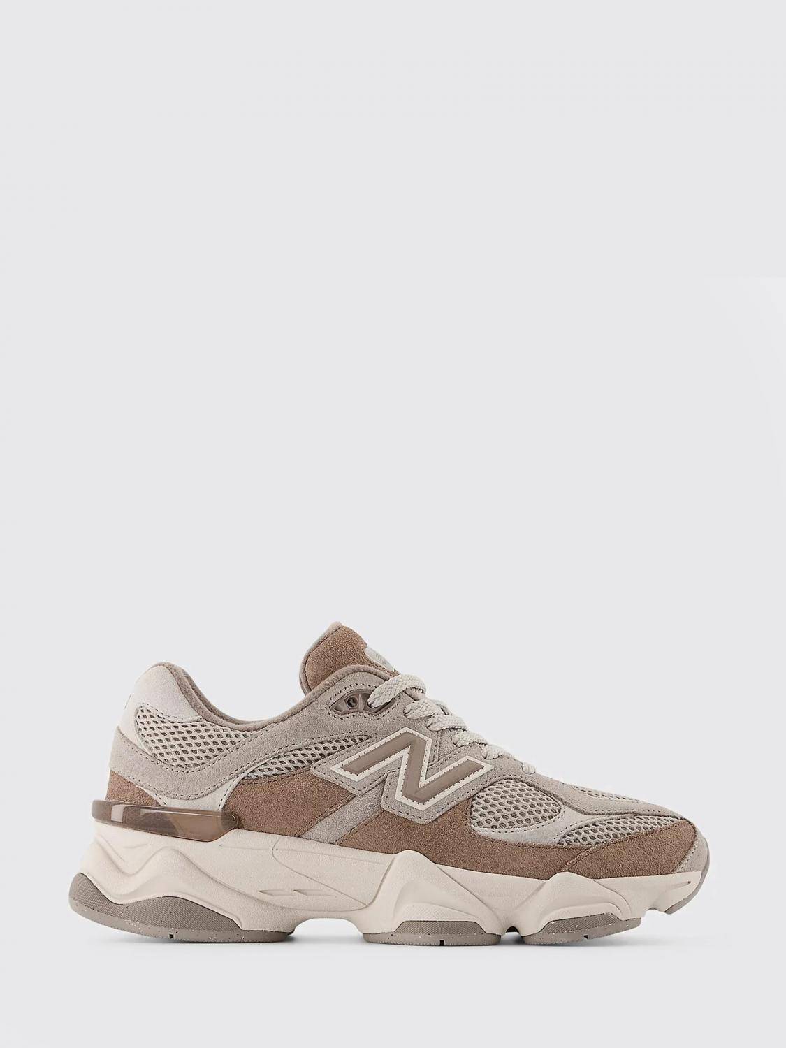 NEW BALANCE 9060 Sneakers für Jungen aus Veloursleder und Mesh mit Gummisohle - 5½