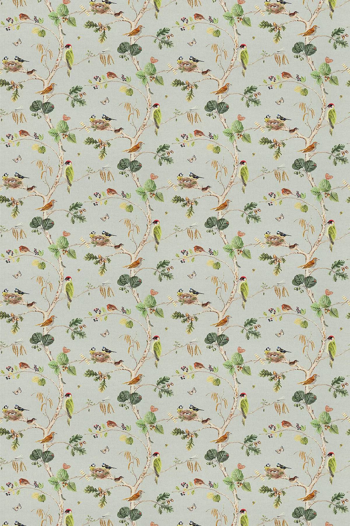Sanderson Fabric Woodland Chorus 225509