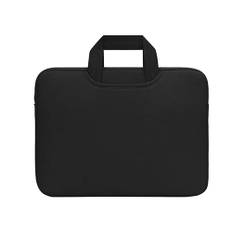 Datorfodral enfärgad flerfärgsval daglig laptopväska extra stor väska, Svart, 15.6