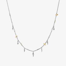 Maanesten Toutsi Silver Multi Stone Charm Necklace 2615C