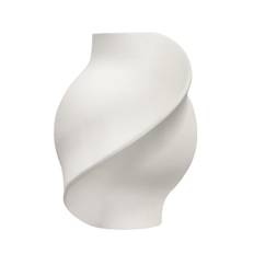 Louise Roe Pirout vase - 01 - Raw White