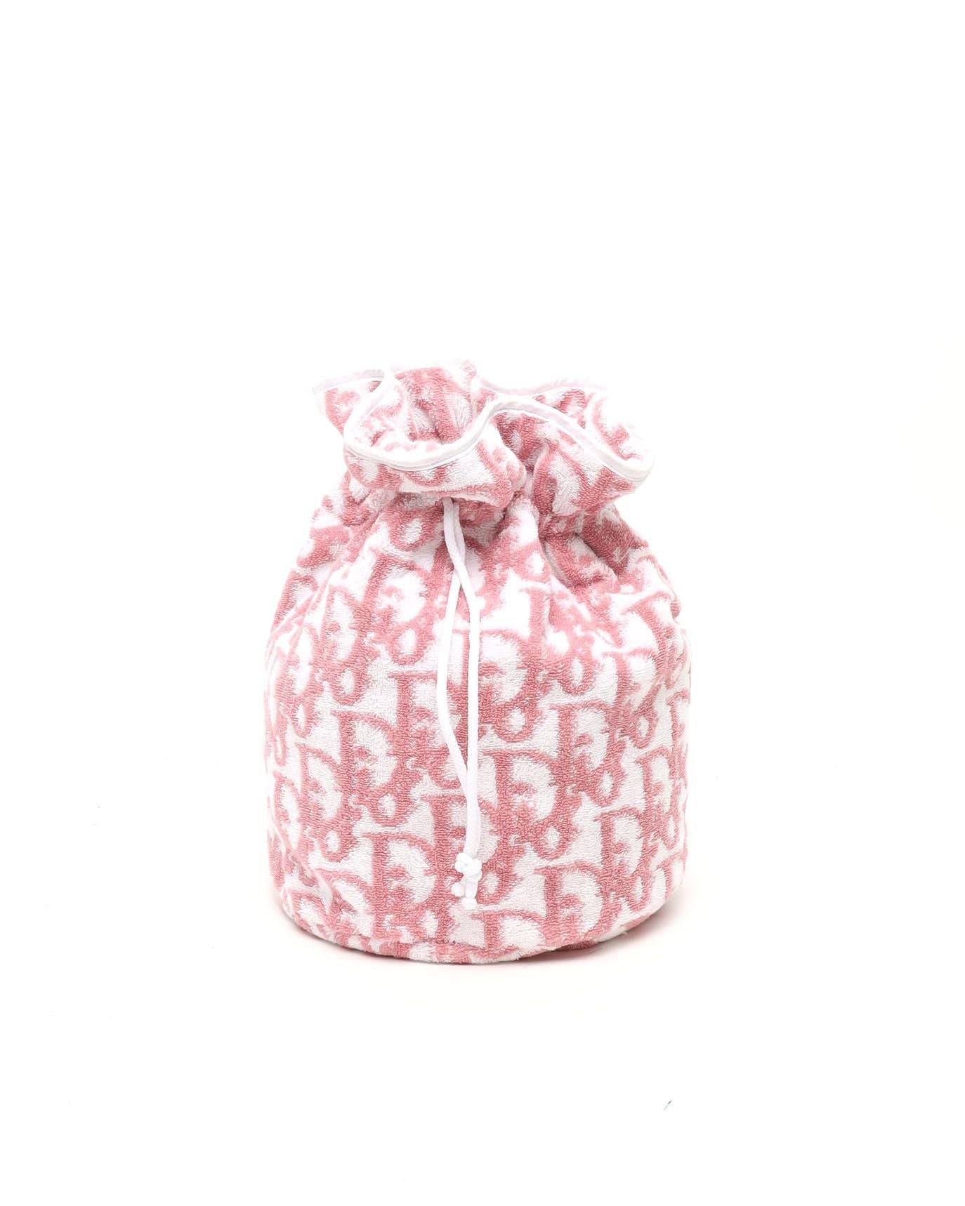 Christian Dior Diorissimo Minaudiére Beach Pouch - Pink - One Size