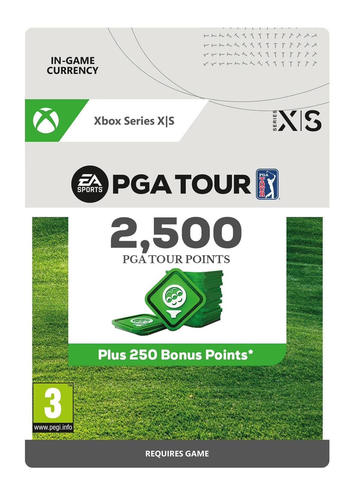 EA SPORTS PGA TOUR 2,500 PGA TOUR POINTS - Xbox Series X,Xbox Series