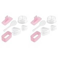 Booso 10X Sushi Maker Formar Onigiri Mould Musubi Maker Rice Paddle Sushi Making Form för HemköKet