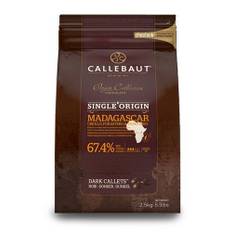 Callebaut Madagascar Mørk Chokolade - 67,4%, 500g